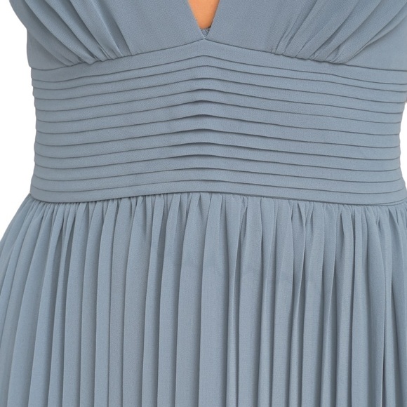 Lulu's Depths of My Love Dusty Blue Maxi Dress - Picture 6 of 15